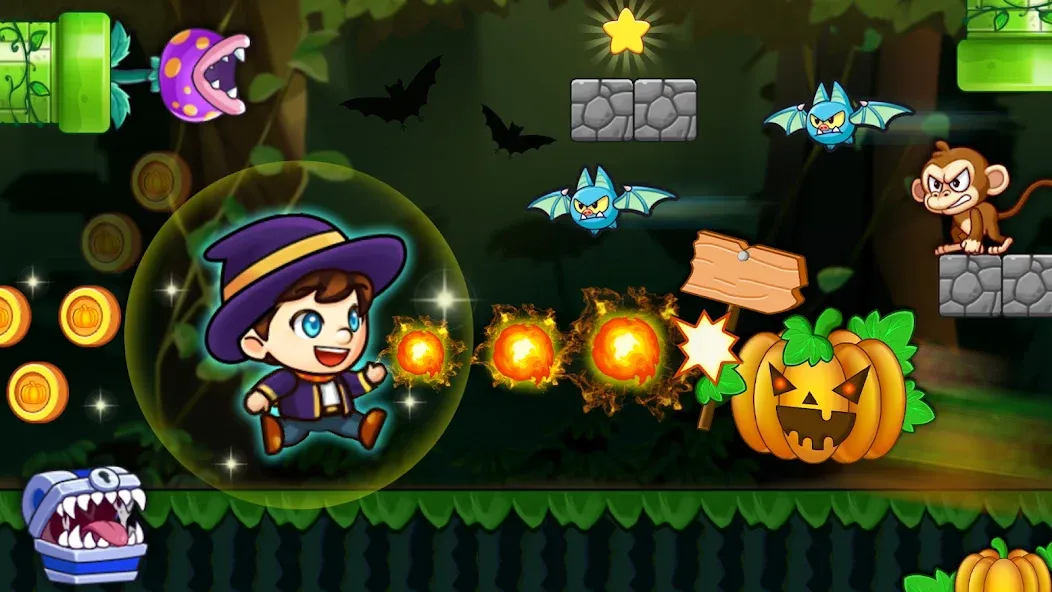 Super Matteo Adventure [MOD: новые уровни и усиленные способности] (Бесплатно / APK) — скриншот 2