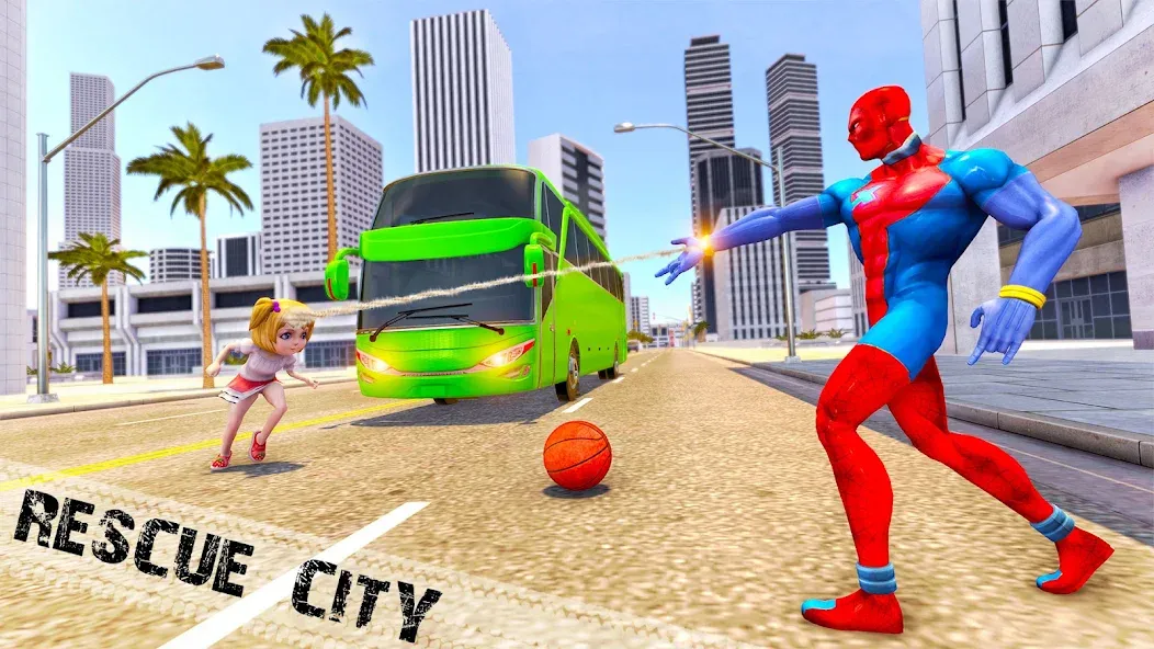 Взломанная Flying Superhero Robot Games [MOD: безлимитные деньги и полёт без ограничений] на Андроид — скриншот 5