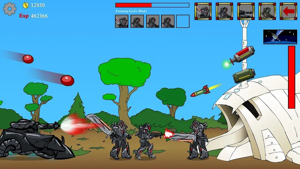 Age of War [MOD: безлимитные ресурсы и усиленная армия] (Бесплатно / APK) — скриншот 2
