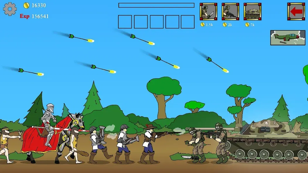 Age of War [MOD: безлимитные ресурсы и усиленная армия] (Бесплатно / APK) — скриншот 3
