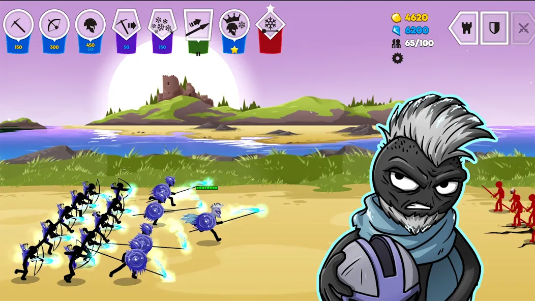 Скачать взлом Stick War: Saga [MOD: безлимитные деньги и все юниты] — скриншот 1