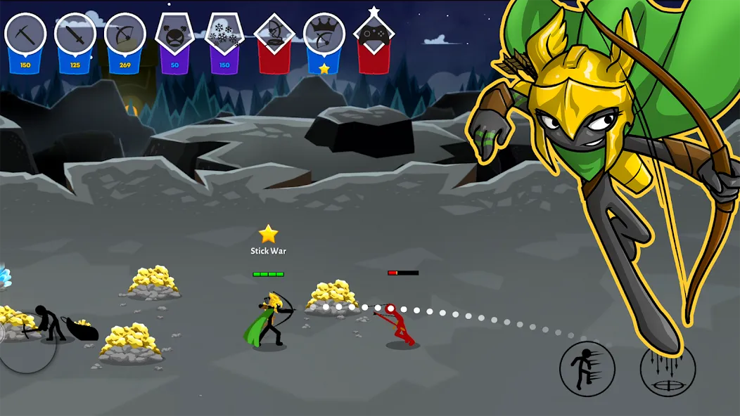 Скачать взлом Stick War: Saga [MOD: безлимитные деньги и все юниты] — скриншот 5