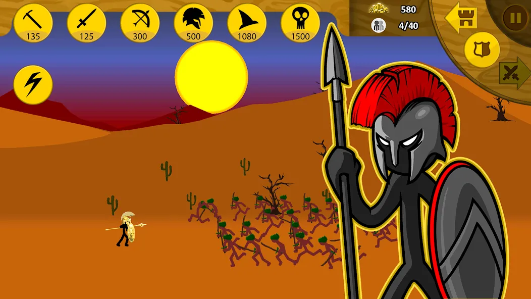 Скачать Stick War: Legacy [MOD: безлимитные деньги и алмазы] — скриншот 1