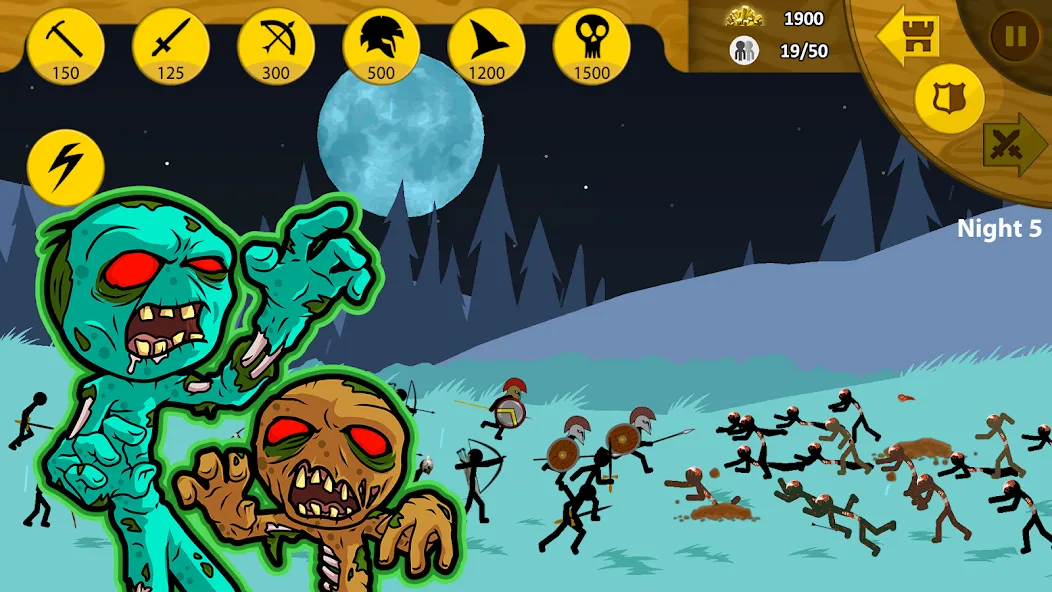 Скачать Stick War: Legacy [MOD: безлимитные деньги и алмазы] — скриншот 2