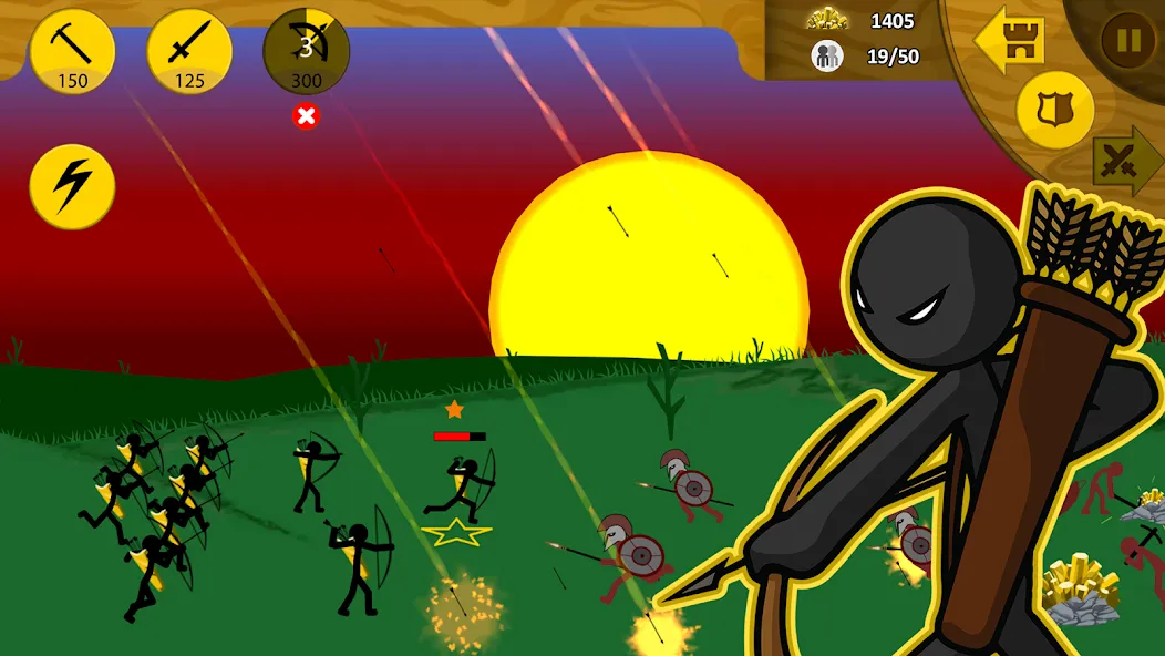 Скачать Stick War: Legacy [MOD: безлимитные деньги и алмазы] — скриншот 3