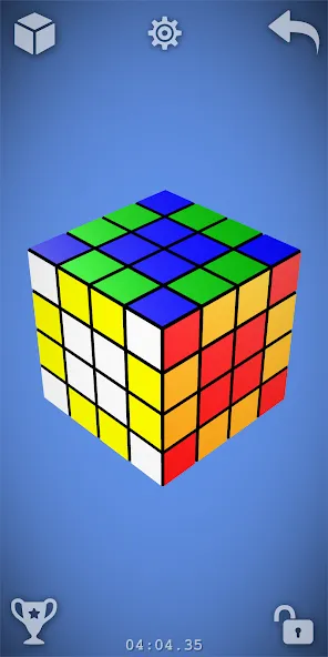 Скачать Magic Cube Rubik Puzzle 3D [MOD: безлимитные подсказки и ходы] — скриншот 1