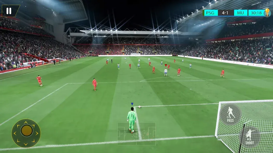 Взломанная World football 2024 offline [MOD: безлимитные деньги и все команды открыты] на Андроид — скриншот 3