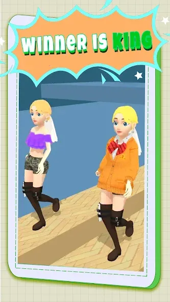 Взломанная Fashion Battle - Catwalk Queen [MOD: безлимитные деньги и все наряды] на Андроид — скриншот 4