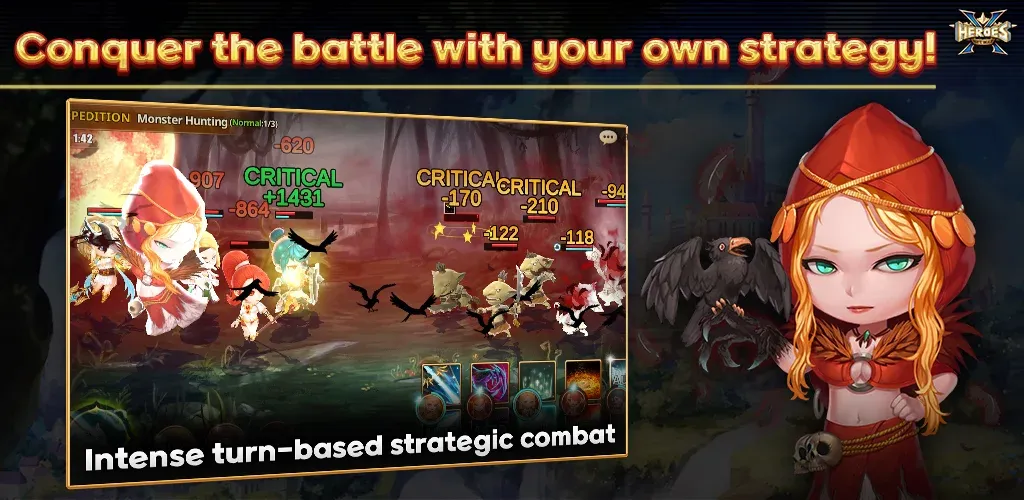 Скачать взлом X Heroes: NFT War [MOD: безлимитные ресурсы и герои] — скриншот 1