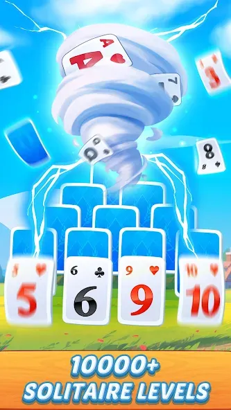 Скачать Solitaire Farm Adventure [MOD: безлимитные монеты и подсказки] на телефон — скриншот 2
