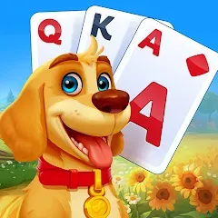 Скачать Solitaire Farm Adventure [MOD: безлимитные монеты и подсказки] на телефон