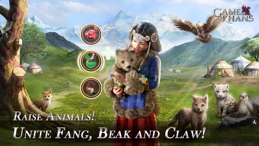 Взломанная Game of Khans [MOD: безлимитные ресурсы и усиленные войска] на Андроид — скриншот 5