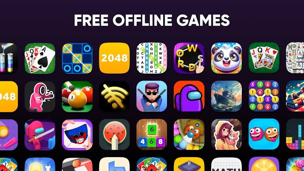 Offline Games - No WiFi - Fun [MOD: много игр без интернета] на Андроид — скриншот 1