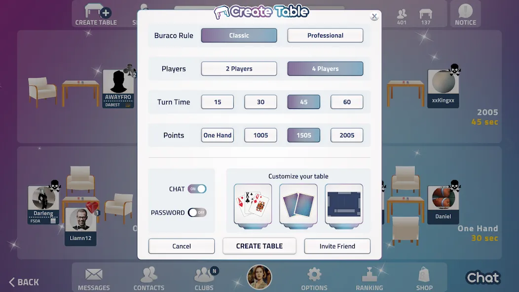 Buraco Plus [MOD: безлимитные монеты и бонусы] — Скачать бесплатно (APK) — скриншот 3