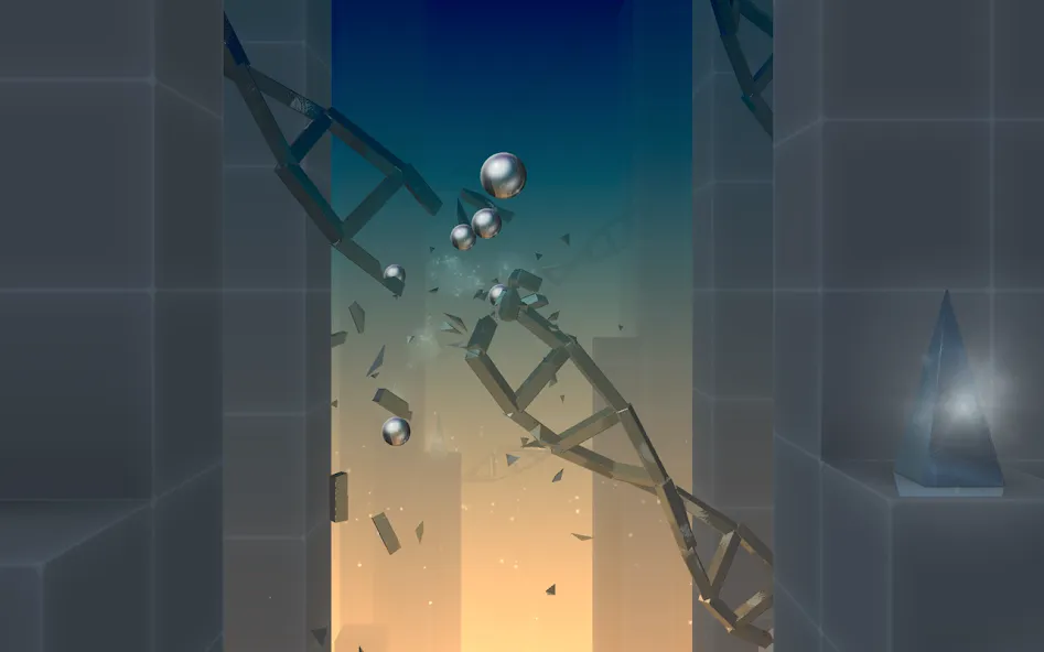 Взломанная Smash Hit [MOD: безлимитные шары и бесконечные жизни] на Андроид — скриншот 4