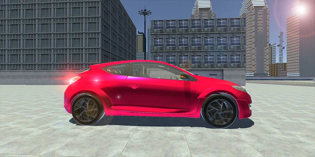 Скачать Megane Drift Simulator [MOD: много денег и все машины открыты] — скриншот 3