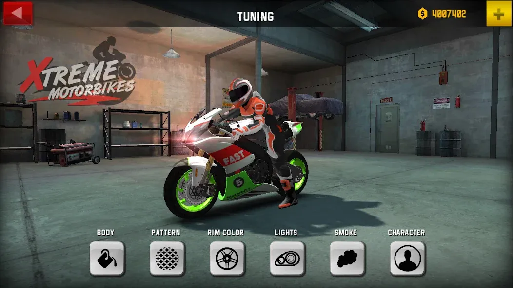 Xtreme Motorbikes [MOD: безлимитные деньги и все мотоциклы открыты] (Бесплатно / APK) — скриншот 1