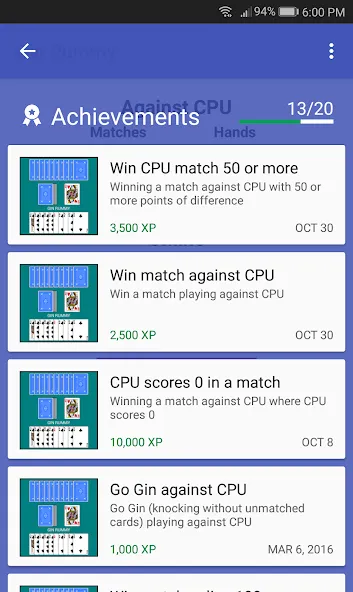 Скачать взлом Gin Rummy [MOD: безлимитные монеты и подсказки] — скриншот 5