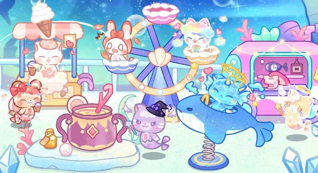 Скачать взлом Lovely Cat:Mercat Castle [MOD: много монет и открыты все уровни] — скриншот 2