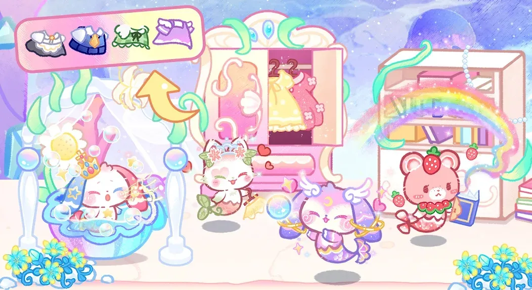 Скачать взлом Lovely Cat:Mercat Castle [MOD: много монет и открыты все уровни] — скриншот 3