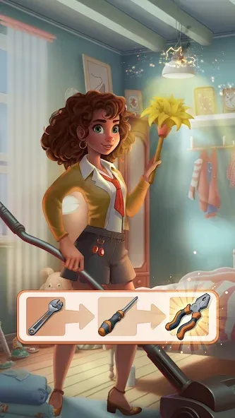 Grand Inn Story [MOD: безлимитные деньги и ресурсы] — Скачать бесплатно (APK) — скриншот 1