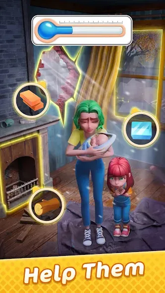 Скачать Gossip Harbor®: Merge & Story [MOD: безлимитные монеты и энергия] — скриншот 2