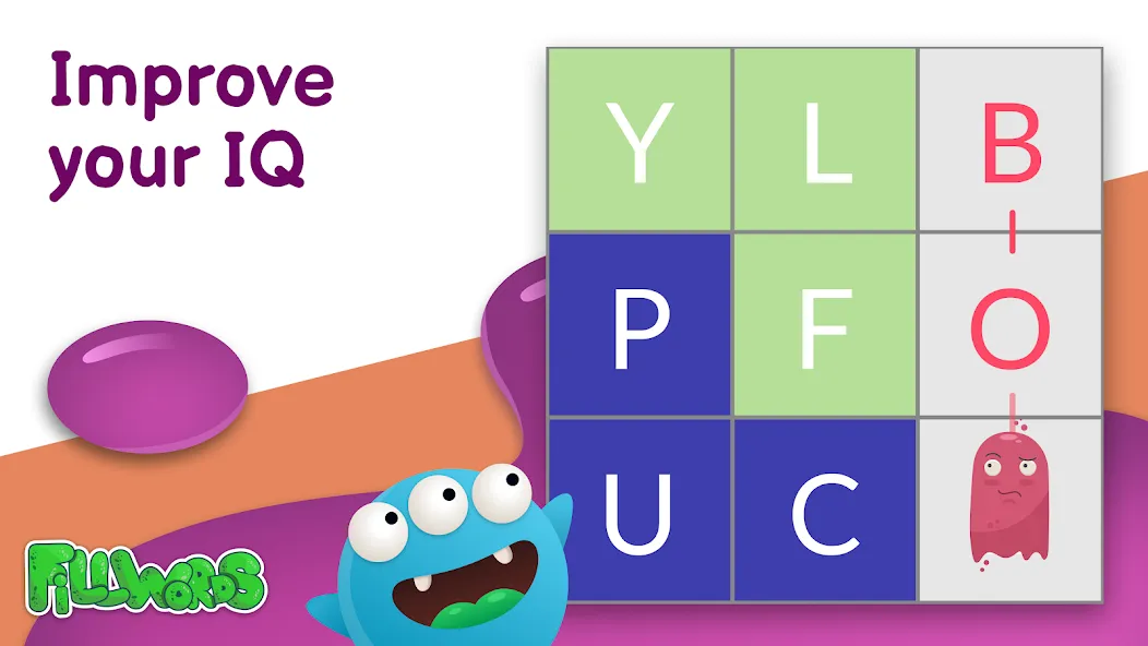 Скачать взлом Fill Words: Word Search Puzzle [MOD: безлимитные подсказки и открыты все уровни] — скриншот 1