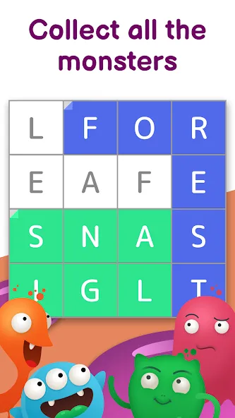 Скачать взлом Fill Words: Word Search Puzzle [MOD: безлимитные подсказки и открыты все уровни] — скриншот 3