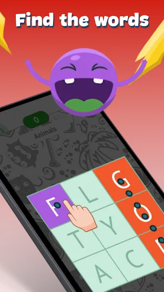 Fill The Words: Themes search [MOD: подсказки доступны без ограничений] (Бесплатно / APK) — скриншот 1