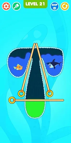 Save The Fish! [MOD: безлимитные монеты и все уровни] на Андроид — скриншот 5