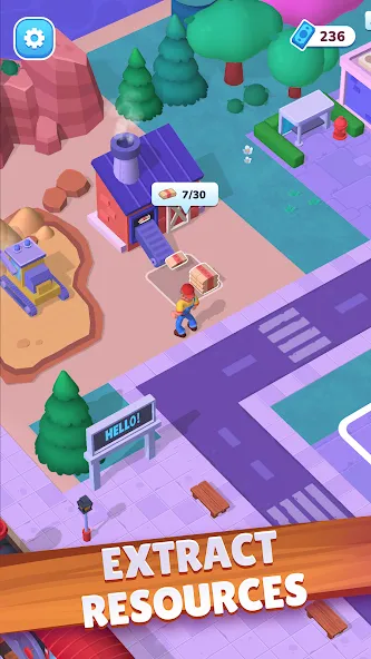 Town Mess - Building Adventure [MOD: безлимитные деньги и ресурсы] (Бесплатно / APK) — скриншот 3