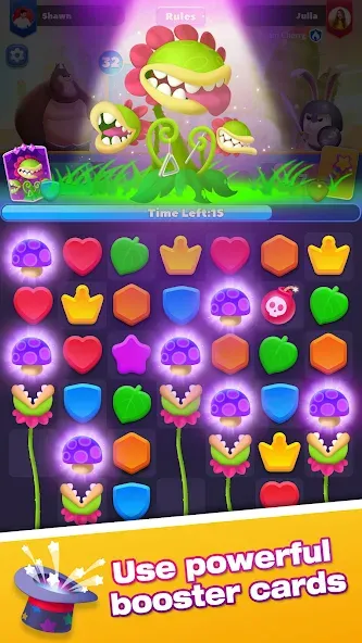 Взломанная Match Brawl [MOD: много монет и усиленные бонусы] на Андроид — скриншот 2