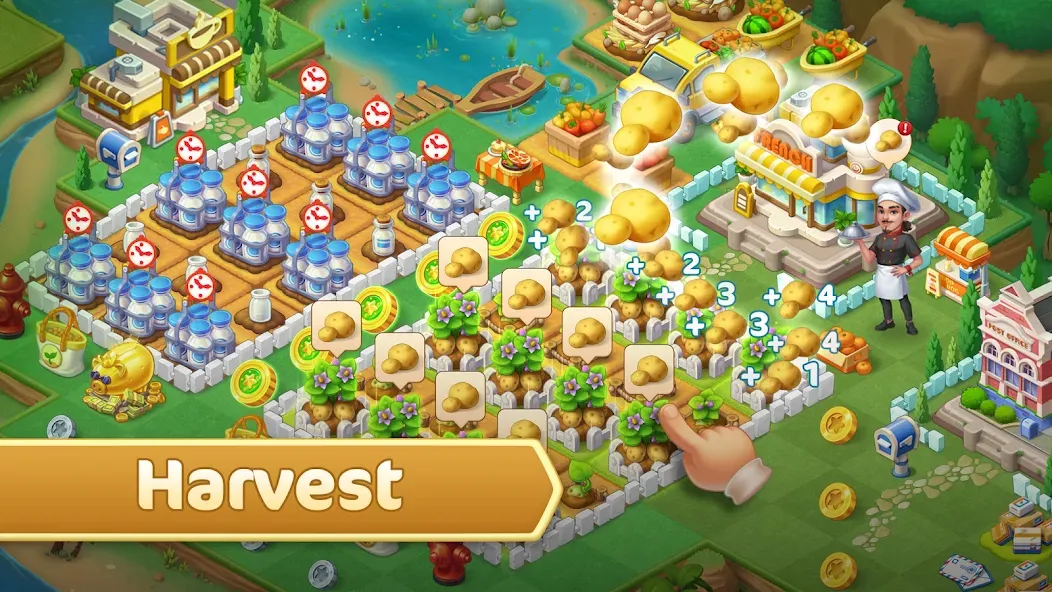 Скачать взлом Merge County® [MOD: безлимитные деньги и энергия] — скриншот 2