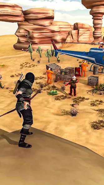 Скачать Archer Attack 3D: Shooter War [MOD: безлимитные деньги и оружие] на телефон — скриншот 4