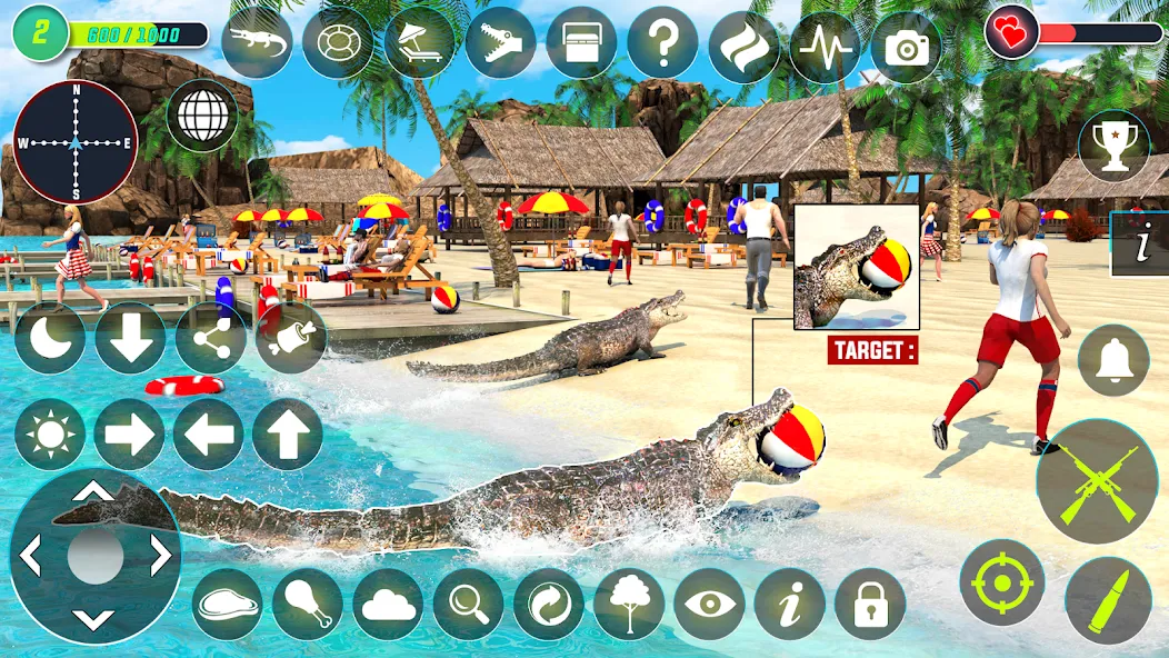Crocodile Hunting Animal Games [MOD: безлимитные деньги и патроны] на Андроид — скриншот 3