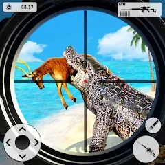 Crocodile Hunting Animal Games [MOD: безлимитные деньги и патроны] на Андроид