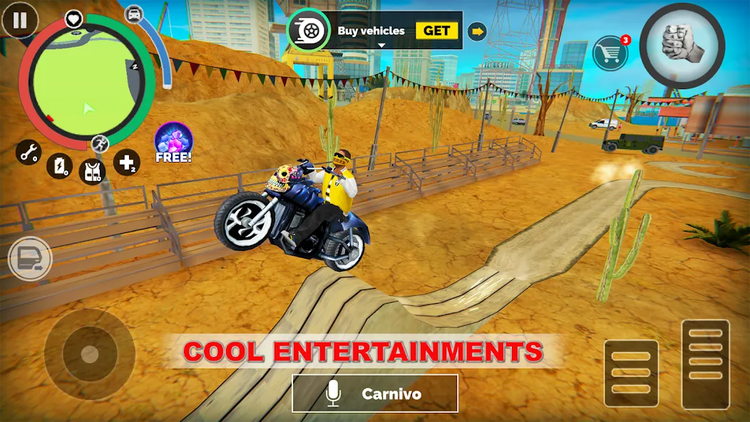 Vegas Crime Simulator [MOD: безлимитные деньги и оружие] (Бесплатно / APK) — скриншот 3