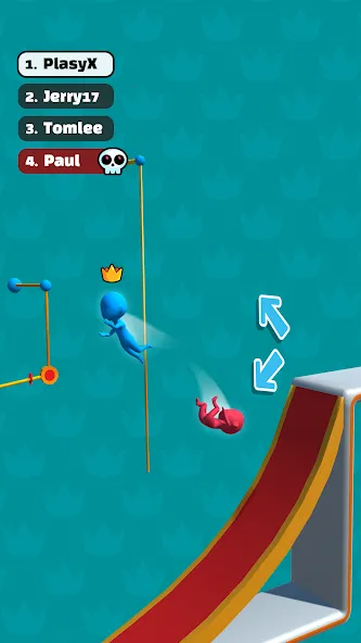 Взломанная Run Race 3D — Fun Parkour Game [MOD: без рекламы и много монет] на Андроид — скриншот 3