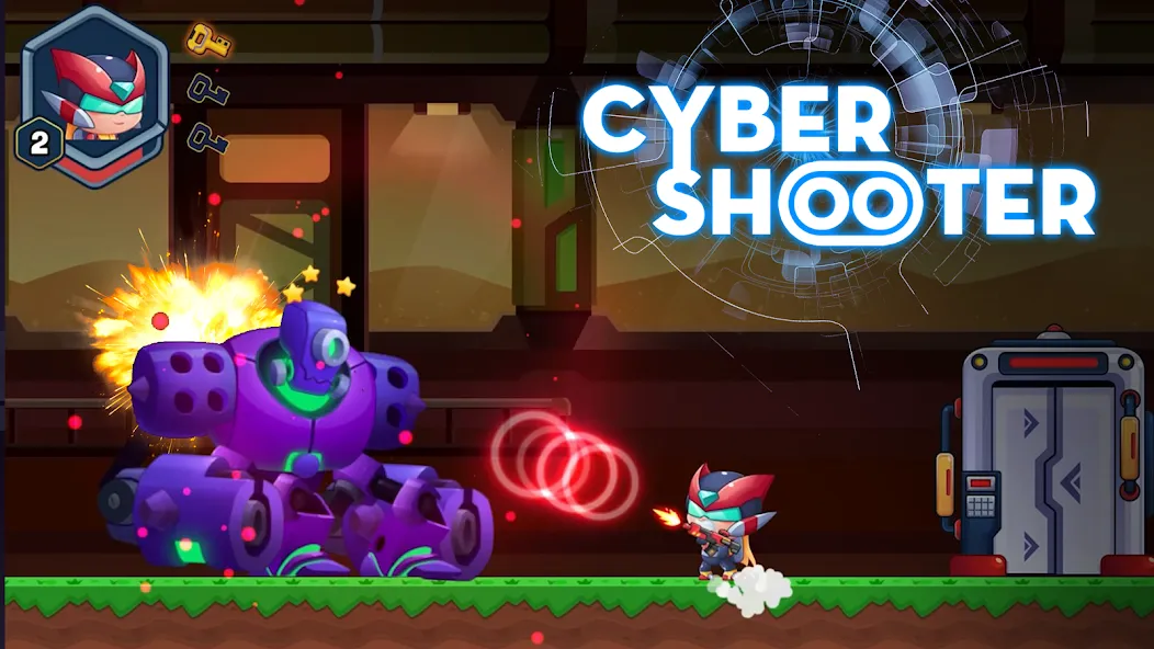 Metal Gun - Cyber Soldier [MOD: безлимитные деньги и оружие] (Бесплатно / APK) — скриншот 3