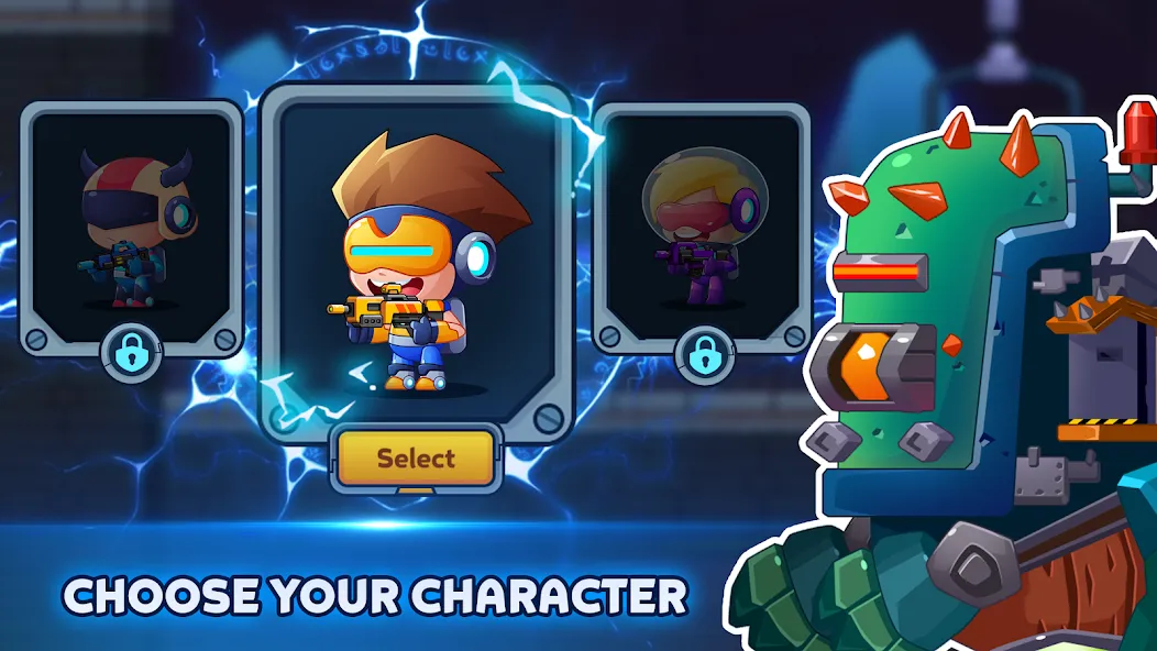 Metal Gun - Cyber Soldier [MOD: безлимитные деньги и оружие] (Бесплатно / APK) — скриншот 5