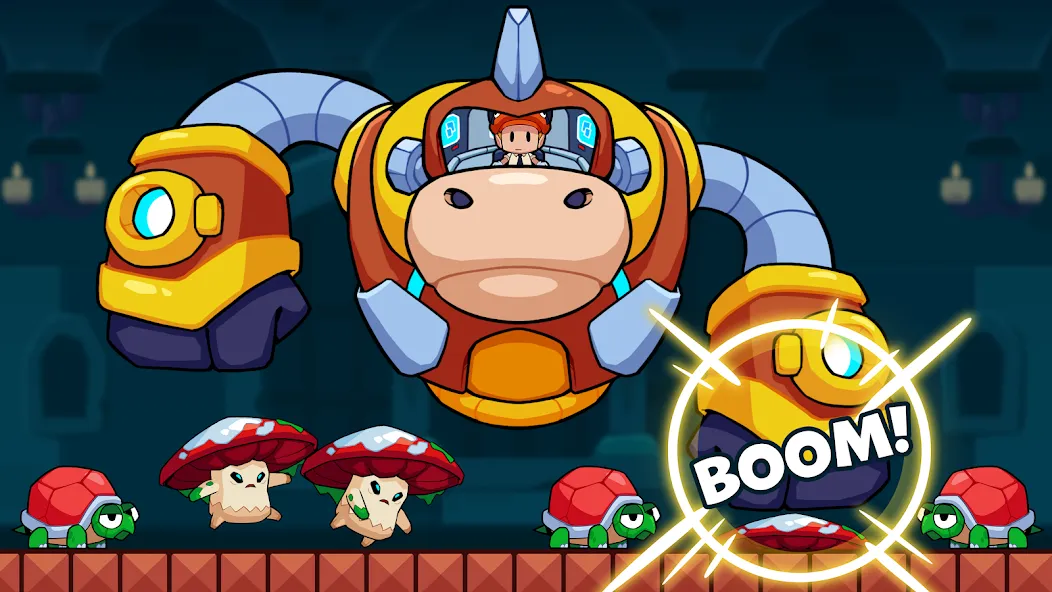 Скачать Super Meno - Jungle Platform [MOD: безлимитные монеты и все уровни] на телефон — скриншот 3