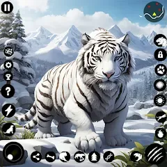 Взломанная Arctic White Tiger Family Sim [MOD: безлимитные деньги и ресурсы] на Андроид