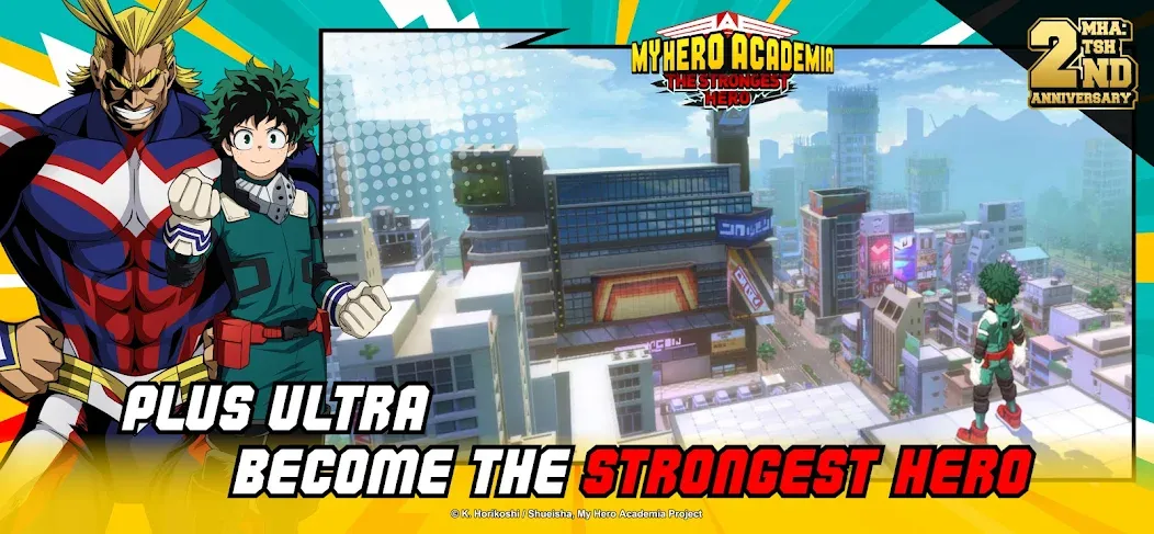MHA:The Strongest Hero [MOD: безлимитные деньги и мощные герои] (Бесплатно / APK) — скриншот 2
