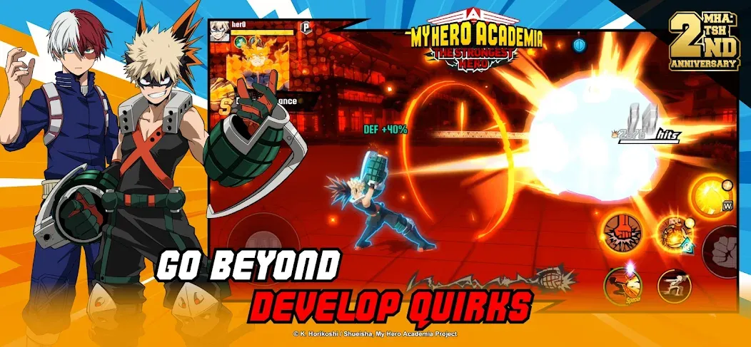 MHA:The Strongest Hero [MOD: безлимитные деньги и мощные герои] (Бесплатно / APK) — скриншот 3