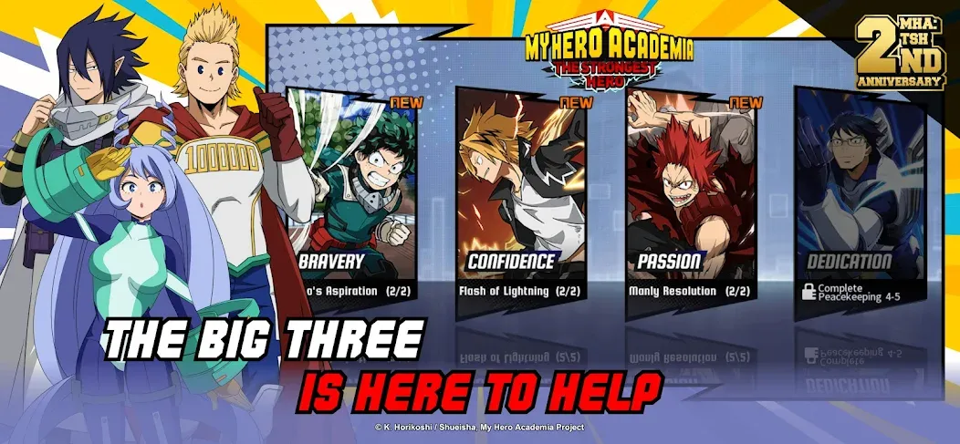 MHA:The Strongest Hero [MOD: безлимитные деньги и мощные герои] (Бесплатно / APK) — скриншот 4
