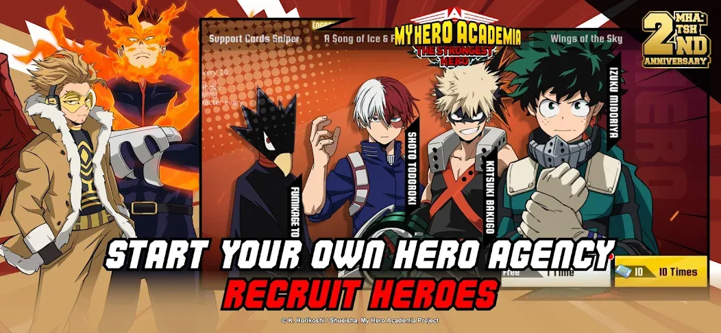 MHA:The Strongest Hero [MOD: безлимитные деньги и мощные герои] (Бесплатно / APK) — скриншот 5