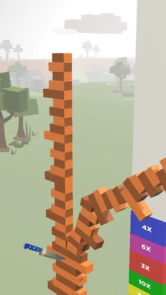 Взломанная Slice Master Robux Roblominer [MOD: безлимитные робуксы и быстрый прогресс] на Андроид — скриншот 2
