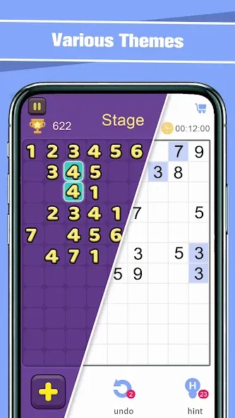Match Ten - Relax Number Game [MOD: без рекламы и много подсказок] (Бесплатно / APK) — скриншот 3