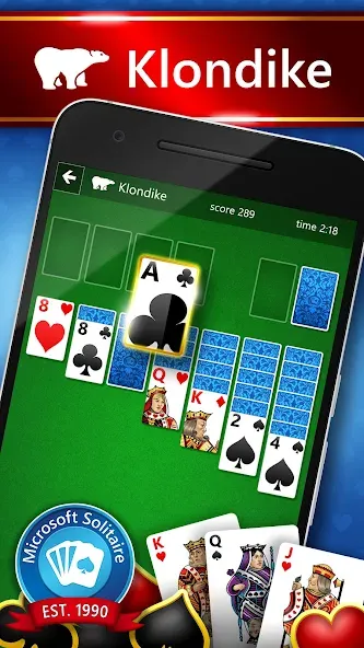 Скачать Microsoft Solitaire Collection [MOD: разблокированы все карты и режимы] на телефон — скриншот 2