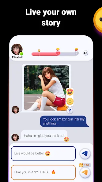 Love Stories: Dating game [MOD: безлимитные билеты и алмазы] — Скачать бесплатно (APK) — скриншот 1